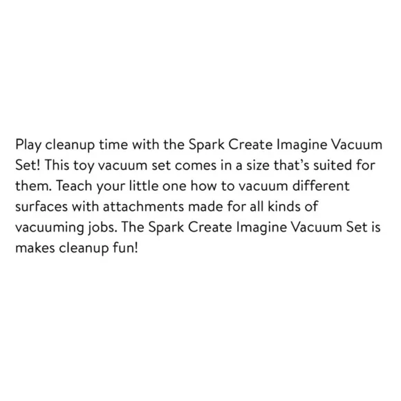 Spark Create Imagine Toy Vacuum Set - Picture 16 of 16